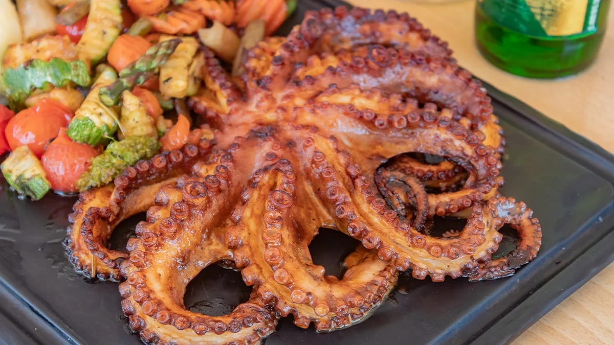 Pulpo a las brasas